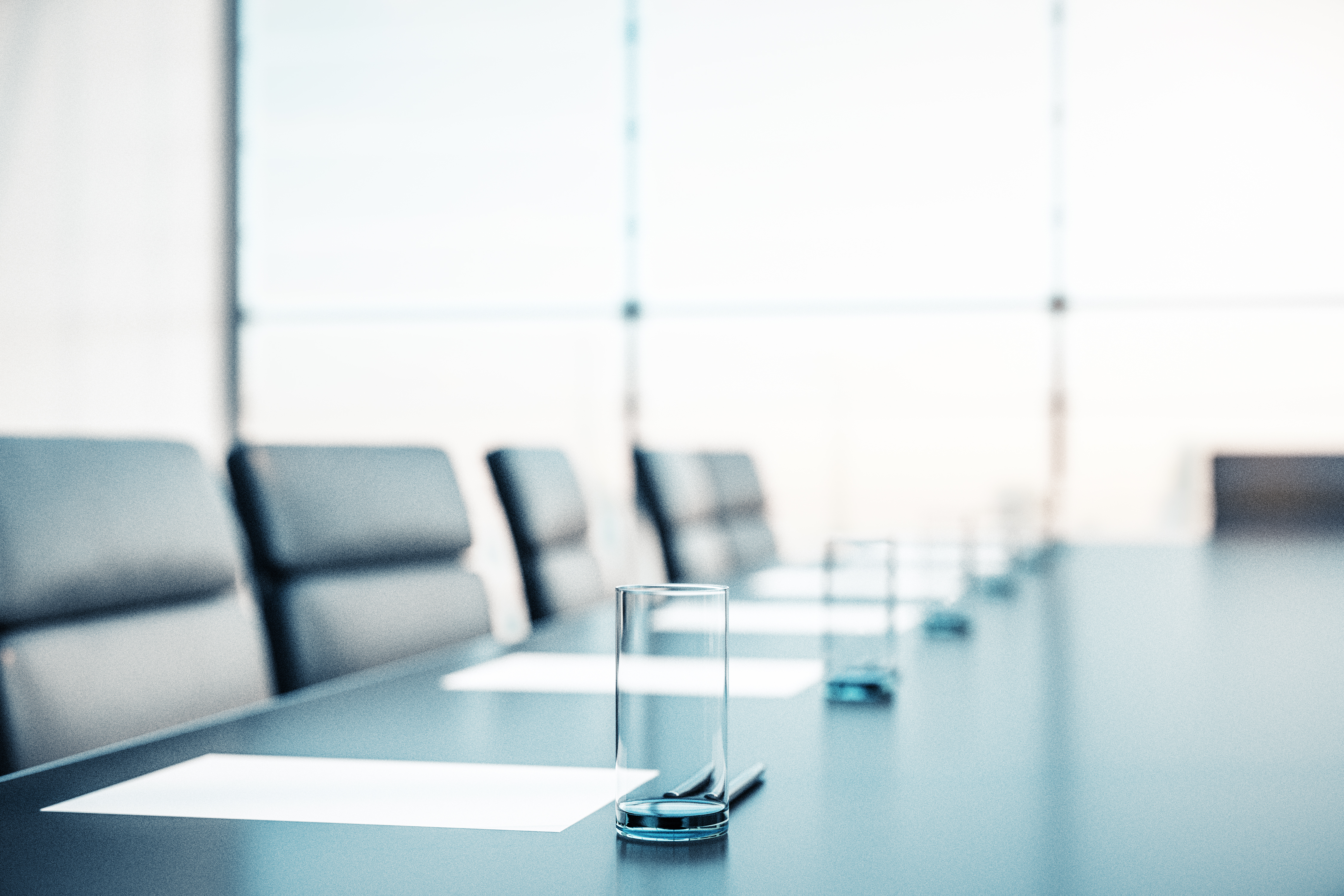 Business owners discussing merger and acquisition strategies